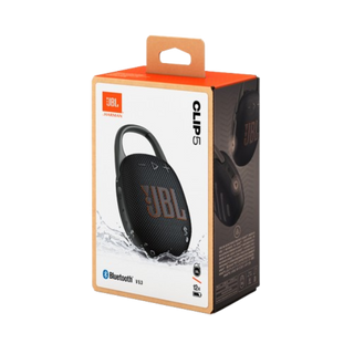 JBL Clip 5 Black Bluetooth Speaker, 7W Waterproof