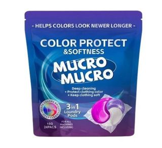 Mucro 3-in-1 Laundry Detergent Pods, 24 Pack