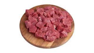Mięso wołowe udziec pokrojone w kostkę 500 g