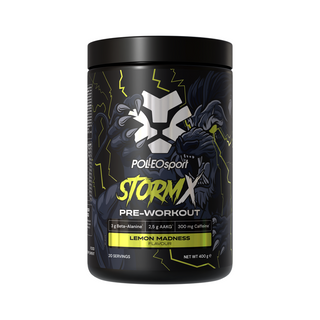 Polleo Sport StormX Pre-Workout, 400 g, Lemon Madness