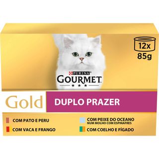 Gourmet Gold Sortido lata para gatos - Saqueta - 85GR
