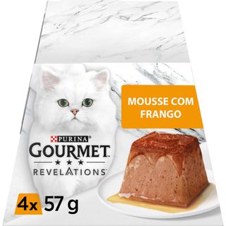 Gourmet Révélations Poulet Mousse 4x57g