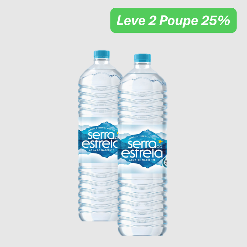 Leve 2 Poupe 25% - Água Mineral Serra da Estrela 1,5 lt