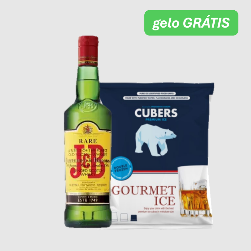 Whisky Rare J&B 70 cl com Oferta do Gelo