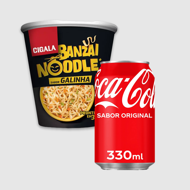 Combo Refeição Banzai Galinha + Cola Original Lata