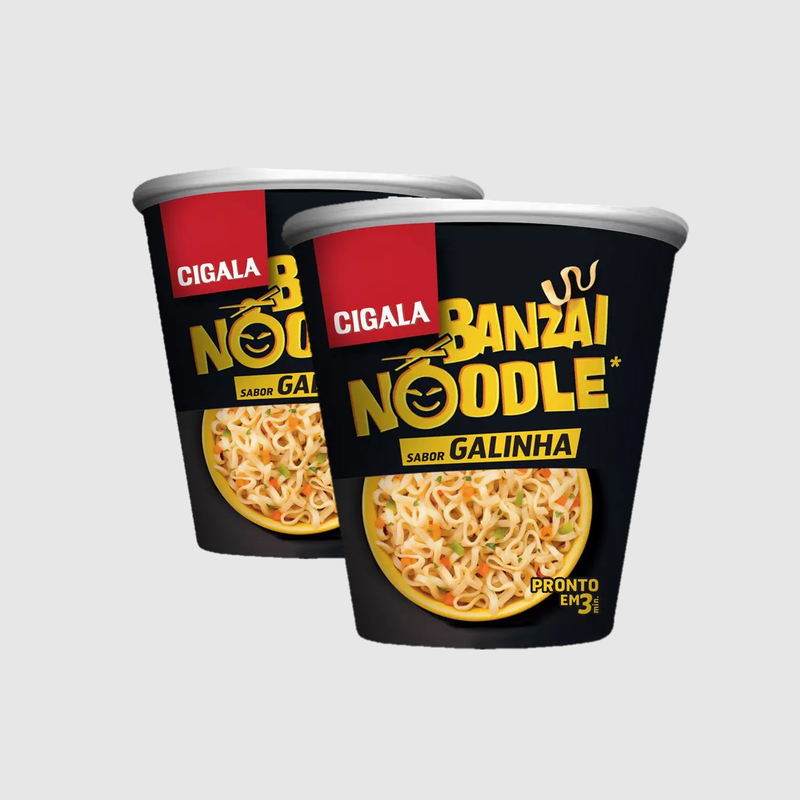 Leve 2 Poupe 15% - Noodles Galinha Banzai 67 g