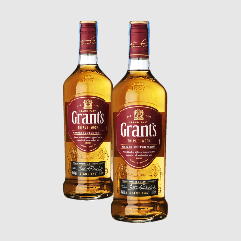 Leve 2 Poupe 10% - Whisky Grants 700 ml