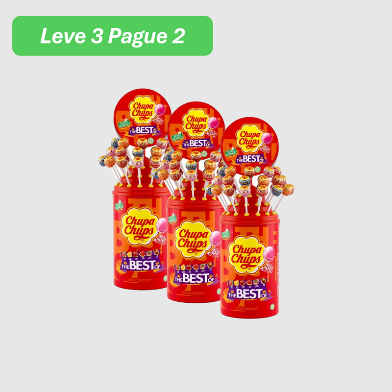 Leve 3 Pague 2 - Chupa Chupa Chups Single 12g