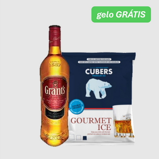 Whisky Grants 700 ml com Oferta do Gelo