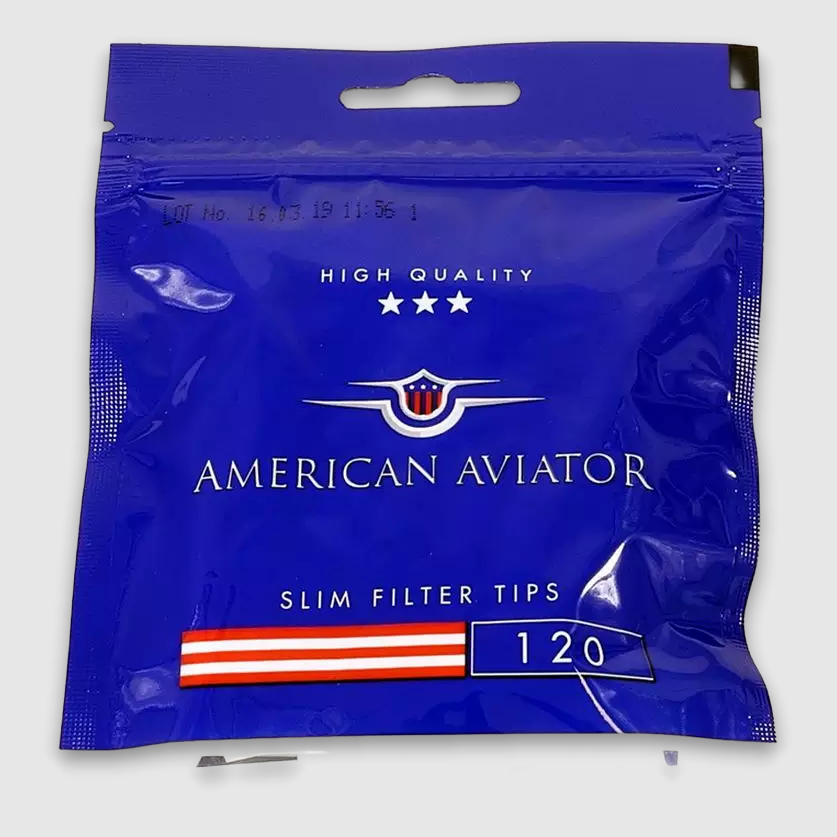 Filtros American Aviator USA 120 Pcs/6mm