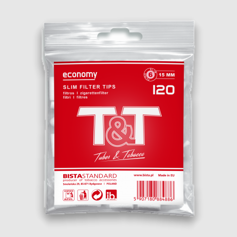 Filtros 6mm T&T 120un