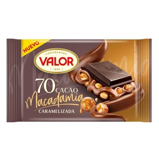 Chocolate Negro 70% Con Macadamia Valor 150 G