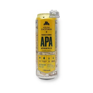Пиво Volfas Engelman Apa світле нефільтроване 5% 568 мл