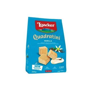 Bouchées de gaufrettes fourrées à la vanille Quadratini 125g-LOACKER