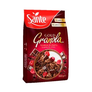 Granola Gold browni et cerise 300g - SANTÉ