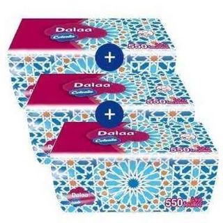 Tripack mouchoirsDalaa 550 unités