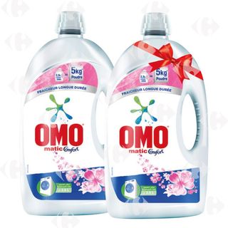 Lessives liquides comfort 2x2,5L - OMO