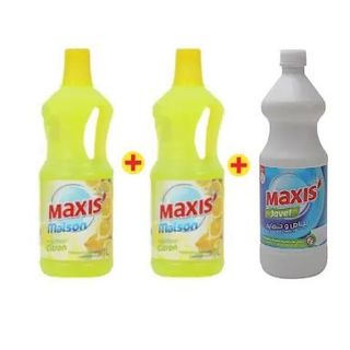 2 nettoyants ménagers 1L + Eau de javel 1L offerte - MAXIS