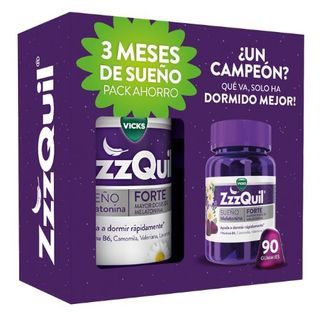 ZZZQUIL SUEÑO FORTE 90 GUMMIES FRUTOS BOSQUE