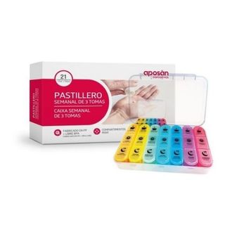 PASTILLERO SEMANAL APOSAN 3 TOMAS 1 UNIDAD