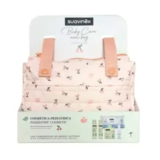 SUAVINEX CANASTILLA BABY CARE MINI BAG SET COLOR ROSA