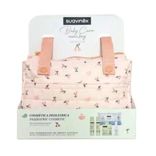 SUAVINEX CANASTILLA BABY CARE MINI BAG SET COLOR ROSA