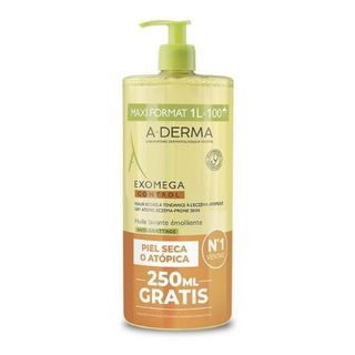 A-DERMA EXOMEGA CONTROL ACEITE LIMPIADOR EMOLIENTE 1 ENVASE