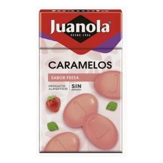 JUANOLA CARAMELOS 1 ENVASE 50 G SABOR FRESA