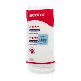 ALGODON ZIG-ZAG PURO ACOFAR 1 PAQUETE 100 g