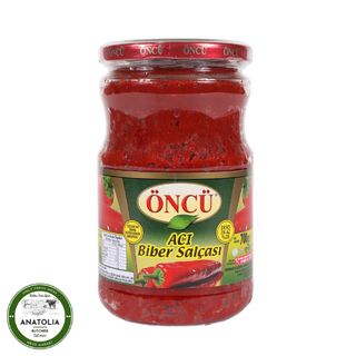 Öncü 700gr Acı Biber Salçası-Ljute Paprike Pasta-Hot Papper Paste