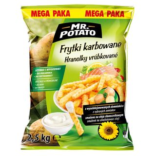 Mr. Potato Frytki karbowane 2,5 kg