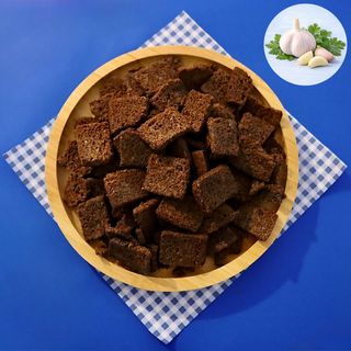 პურის ნაჭრები „Borodinskie s chesnokom“ 70გ