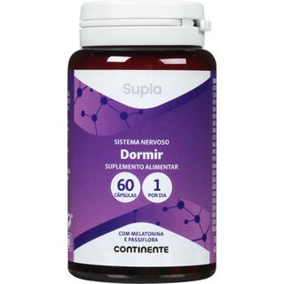 Suplemento Alimentar Dormir com Melatonina e Passiflora Continente (emb. 60 un)