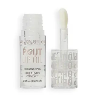 Aceite Labial Pout Lip Oil - Revolution - Transparente Holographic Shimmer