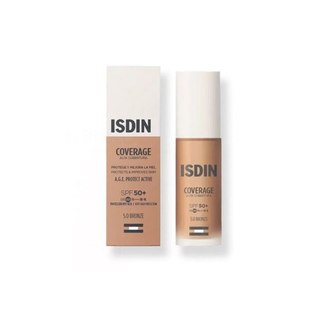 Base de Maquillaje Coverage Alta Cobertura SPF 50+ - Isdin - Standard 05 Bronze