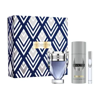 Invictus Eau de Toilette Estuche - Rabanne - EDT 100 ml + Deodorante 150 ml + Mini