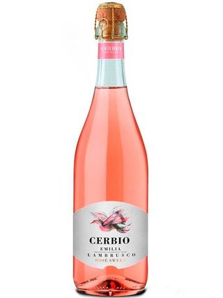 Ігристе вино Ламбруско Чербіо Емілія, Розе Світ / Lambrusco Cerbio Emilia, Rose Sweet, рожеве солодк
