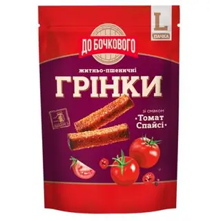 Грінки До Бочкового томат спайсі 120гр