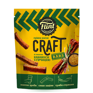 Грінки Флінт Крафт кабаноси та гiрчиця 80гр