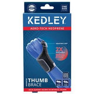Kedley Aero-Tech Neoprene Thumb Brace, Blue
