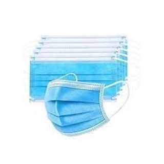 Blue Face Masks, 50 Pieces