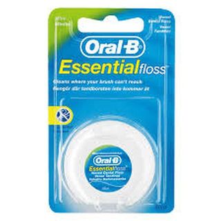Oral-B Essential Waxed Mint Dental Floss, 50m