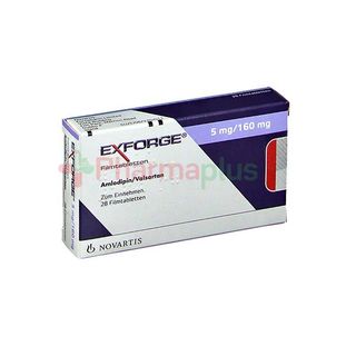 Novartis EXFORGE Amlodipin Valsartan Tablets, 28 Count