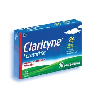 Clarityne Loratadine Tablets, 10mg, 10 Count