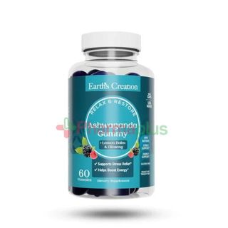 EARTH'S CREATION ASHWAGANDHA GUMMIES 60'S