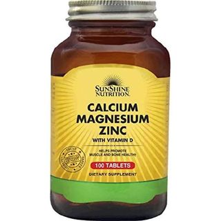 SUNSHINE NUTRITION  CALCIUM MAGNESIUM & ZINC TABLETS 100'S