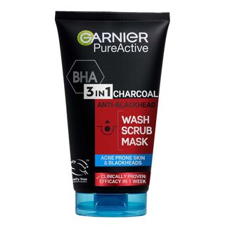 Garnier Pure Active Intensive Charcoal 3 In 1 100ml + Free Gift