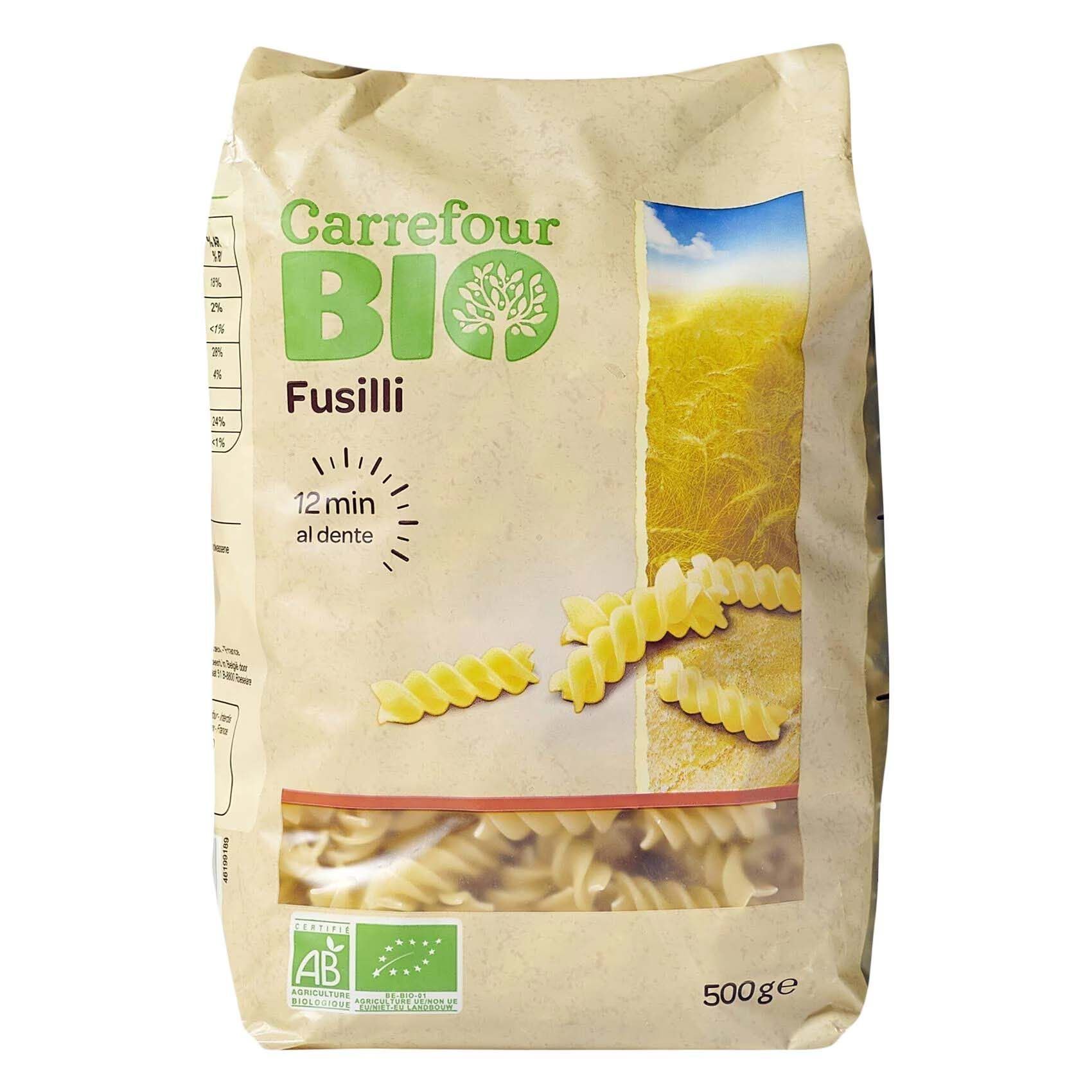 Carrefour Bio Torsade Fusilli Pasta 500g