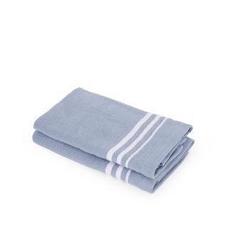 Set 2 lavette 30x30 cm azzurro - sky