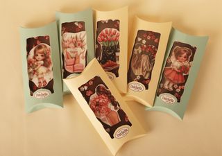 Tabletă de ciocolată cu lapte cu imagine